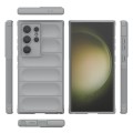 For Samsung Galaxy S24 Ultra 5G Magic Shield TPU + Flannel Phone Case(Grey)