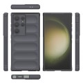 For Samsung Galaxy S24 Ultra 5G Magic Shield TPU + Flannel Phone Case(Dark Grey)