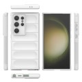 For Samsung Galaxy S24 Ultra 5G Magic Shield TPU + Flannel Phone Case(White)