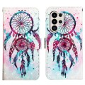 For Samsung Galaxy S24 Ultra 5G 3D Painting Horizontal Flip Leather Phone Case(Color Drop Wind Chime