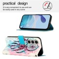 For Samsung Galaxy Z Fold6 3D Painting Horizontal Flip Leather Phone Case(Color Drop Wind Chimes)