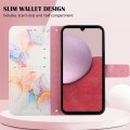 For Samsung Galaxy A05s PT003 Marble Pattern Flip Leather Phone Case(Galaxy Marble White LS004)