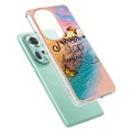 For OPPO Reno11 5G Global Electroplating IMD TPU Phone Case(Dream Butterfly)