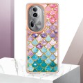 For OPPO Reno11 Pro 5G Global Electroplating IMD TPU Phone Case(Colorful Scales)