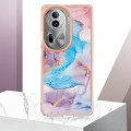 For OPPO Reno11 Pro 5G Global Electroplating IMD TPU Phone Case(Blue Marble)