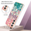 For Samsung Galaxy S23 FE 5G Electroplating IMD TPU Phone Case(Colorful Scales)