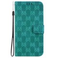 For Honor X5 Plus / Play 40C Double 8-shaped Embossed Leather Phone Case(Green)