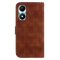 For Honor X5 Plus / Play 40C Double 8-shaped Embossed Leather Phone Case(Brown)