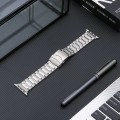 For Apple Watch SE 2023 40mm Safety Buckle Titanium Steel Watch Band(Silver)