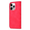 For iPhone 15 Pro AZNS Skin Feel Calf Texture Flip Leather Phone Case(Red)