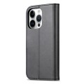 For iPhone 15 Pro Max AZNS Skin Feel Calf Texture Flip Leather Phone Case(Black)