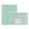 For Samsung Galaxy Tab S9 FE+ A810B-A Touch Pad Detachable Bluetooth Keyboard Leather Tablet Case(Mi