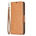 For OPPO A59 5G Lambskin Texture Leather Phone Case(Yellow)
