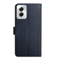 For Motorola Moto G Power 5G 2024 Genuine Leather Fingerprint-proof Horizontal Flip Phone Case(Blue)