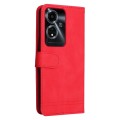 For OPPO A59 5G / A2m Skin Feel Life Tree Metal Button Leather Phone Case(Red)