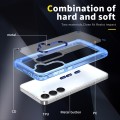 For Samsung Galaxy S24 5G Skin Feel TPU + PC Phone Case(Transparent Blue)