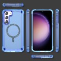 For Samsung Galaxy S23+ 5G Skin Feel TPU + PC MagSafe Magnetic Phone Case(Transparent Blue)