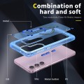 For Samsung Galaxy S23+ 5G Skin Feel TPU + PC MagSafe Magnetic Phone Case(Transparent Blue)