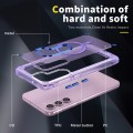 For Samsung Galaxy S23+ 5G Skin Feel TPU + PC MagSafe Magnetic Phone Case(Transparent Purple)