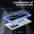 For Samsung Galaxy S24 Ultra 5G Skin Feel TPU + PC MagSafe Magnetic Phone Case(Transparent Blue)