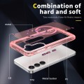 For Samsung Galaxy S24+ 5G Skin Feel TPU + PC MagSafe Magnetic Phone Case(Transparent Pink)