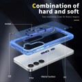 For Samsung Galaxy S24+ 5G Skin Feel TPU + PC MagSafe Magnetic Phone Case(Transparent Blue)