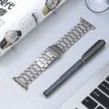 For Apple Watch SE 2022 40mm Five Beads Titanium Steel Watch Band(Silver)