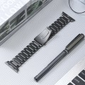 For Apple Watch Series 5 40mm Five Beads Titanium Steel Watch Band(Grey)