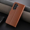 For Huawei Enjoy 70z AZNS Sheepskin Texture Flip Leather Phone Case(Brown)