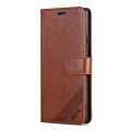 For OPPO Find X7 AZNS Sheepskin Texture Flip Leather Phone Case(Brown)