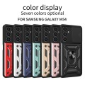 For Samsung Galaxy M54 5G Sliding Camera Cover Design TPU+PC Phone Case(Silver)