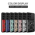 For Samsung Galaxy S24 Ultra 5G Sliding Camera Cover Design TPU+PC Phone Case(Red)