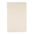 For Samsung Galaxy Tab A9 360 Degrees Rotation Holder Litchi Texture Leather Tablet Case(White)