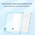 For Samsung Galaxy Tab A8 Clear Acrylic Shockproof Tablet Case(White)