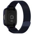 For Redmi Watch 3 Lite / Watch 3 Active 2 in 1 Milan Metal Watch Band with Watch Frame(Midnight Blue