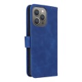 For iPhone 15 Pro Skin Feel Magnetic Flip Leather Phone Case(Blue)