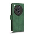 For OPPO Find X7 Ultra Skin Feel Magnetic Flip Leather Phone Case(Green)