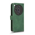 For OPPO Find X7 Skin Feel Magnetic Flip Leather Phone Case(Green)