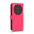 For OPPO Find X7 Skin Feel Magnetic Flip Leather Phone Case(Rose Red)