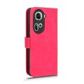 For OPPO Reno11 5G Global Skin Feel Magnetic Flip Leather Phone Case(Rose Red)