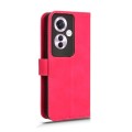 For OPPO Reno11 F Skin Feel Magnetic Flip Leather Phone Case(Rose Red)