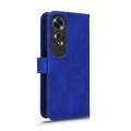 For OPPO A60 4G Skin Feel Magnetic Flip Leather Phone Case(Blue)