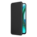 For Honor Magic6 Lite Carbon Fiber Texture Flip Leather Phone Case(Black)