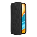 For Honor 90 GT Carbon Fiber Texture Flip Leather Phone Case(Black)