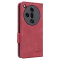 For OPPO Find X7 Magnetic Clasp Leather Phone Case(Red)