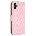 For Samsung Galaxy A05 Diamond Lattice Wallet Flip Leather Phone Case(Pink)