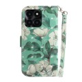 For Honor X6a 3D Colored Horizontal Flip Leather Phone Case(Watercolor Flower)