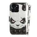 For Honor X6a 3D Colored Horizontal Flip Leather Phone Case(Angry Bear)