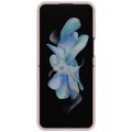 For Samsung Galaxy Z Flip5 NILLKIN Skin Feel Liquid Silicone Phone Case With Finger Strap(Pink)