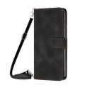 For Infinix Zero 30 4G Dream Triangle Leather Phone Case with Lanyard(Black)
